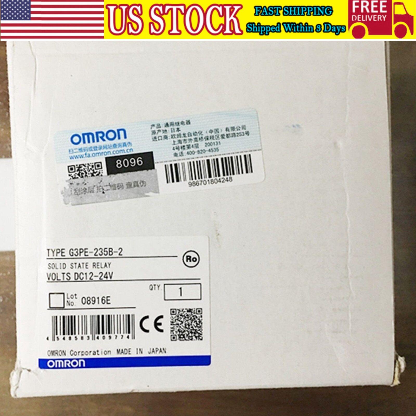 New In Box G3PE-235B-2 One Year Warranty G3PE235B2 Fast US Free TAX