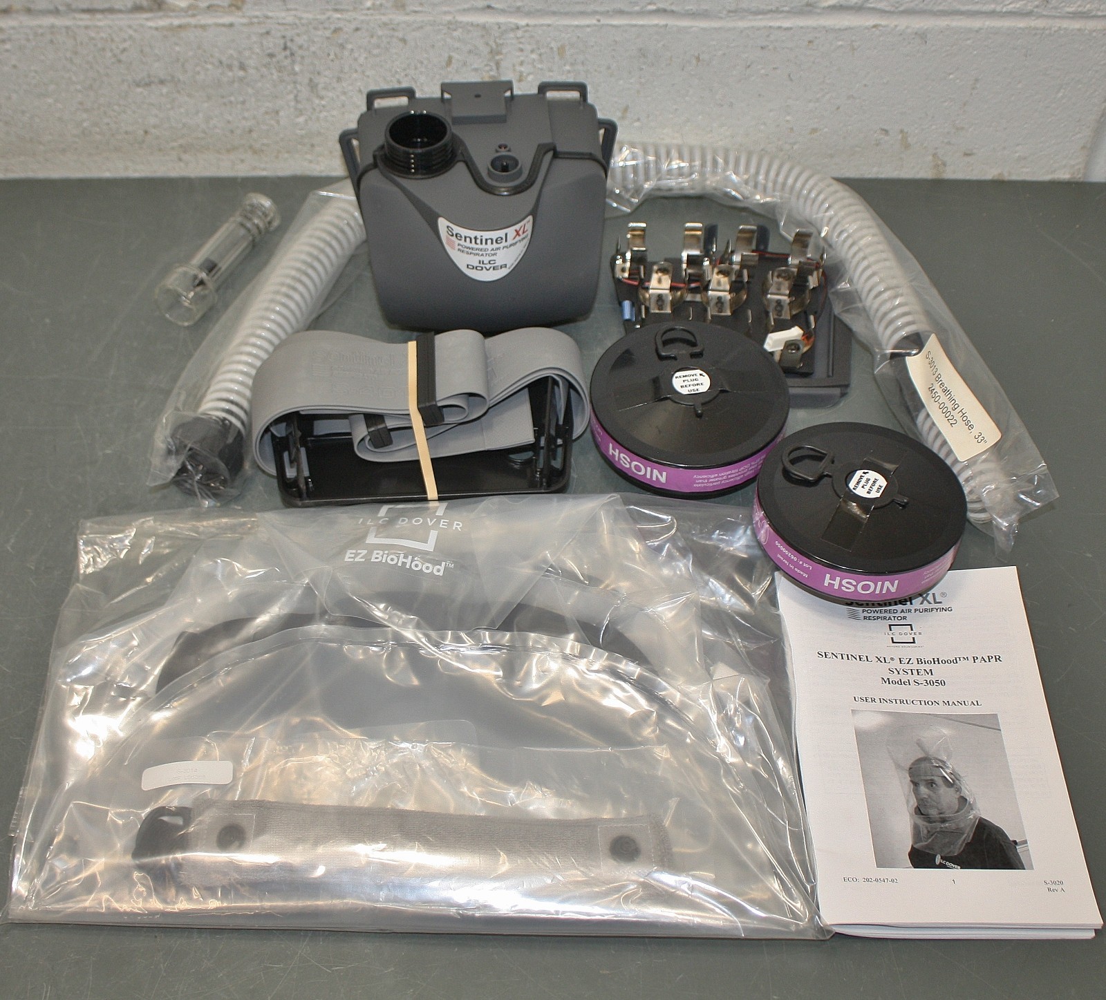 ILC Dover Sentinel XL SXL-HPEZA1, PAPR Powered Air Purifying Respirator, Blower