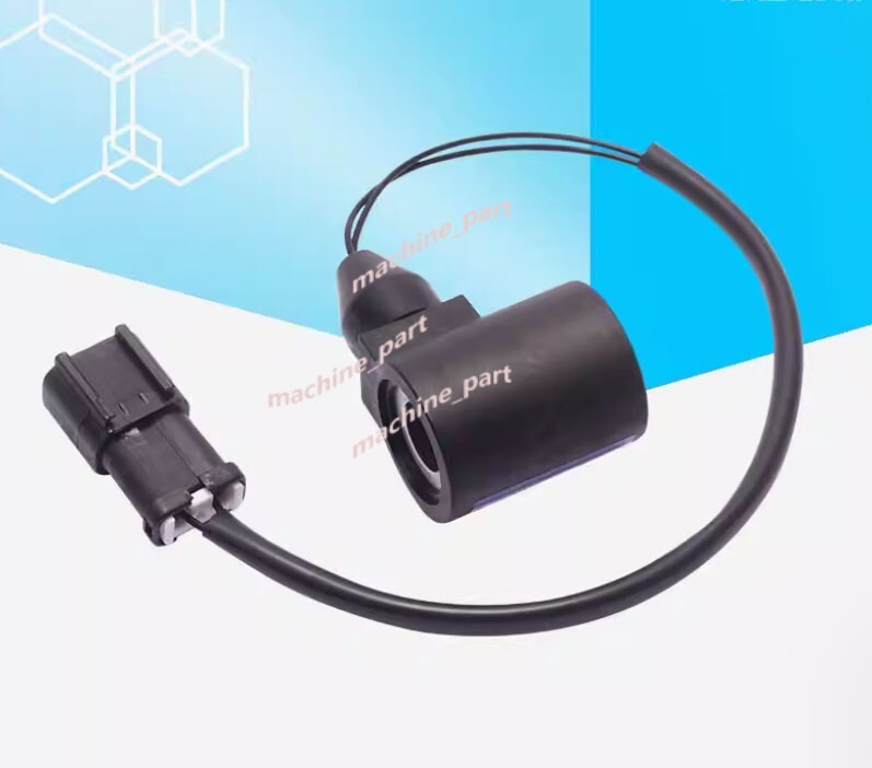Walking brake solenoid valve coil 24V Fit For Komatsu PC60-7 120 200-6 Excavator