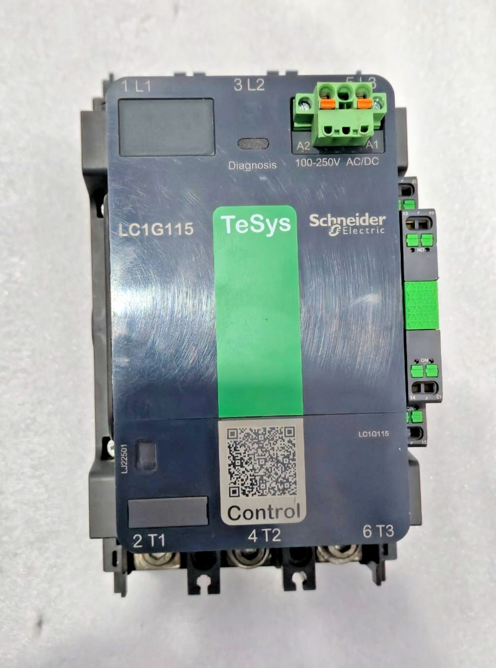 SCHNEIDER ELECTRIC TESYS LC1G115KUEN LC1G115 3 POLE CONTACTOR 100-250V AC/DC