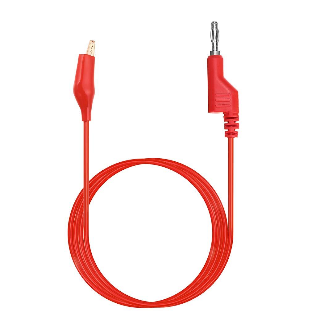 Multimeter Test Lead Set Stackable Banana Plug To Alligator Clips Test Cable Kit