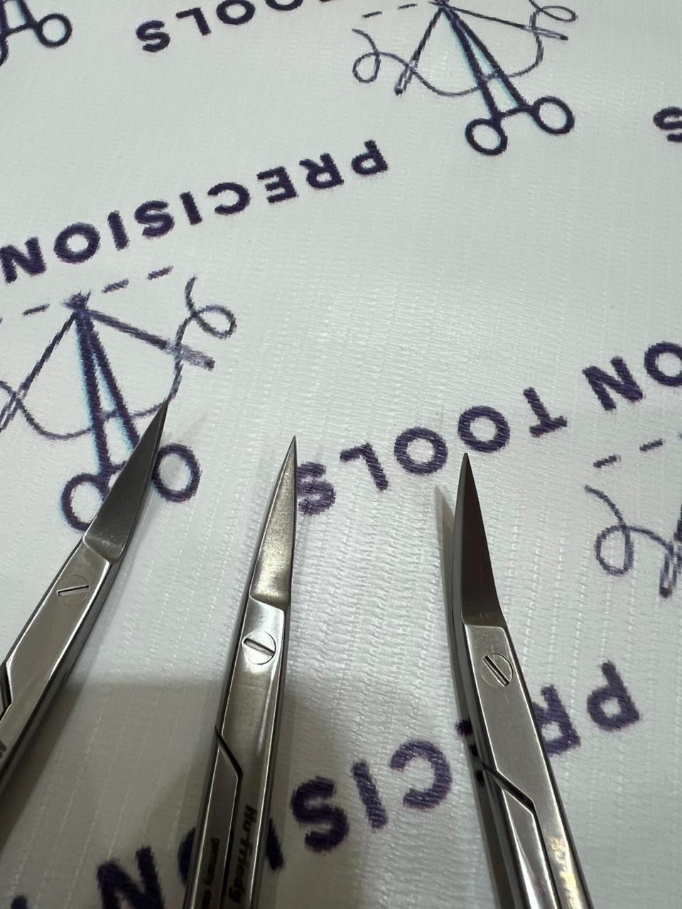 Hu-Friedy S5009 Dean Perma Sharp Dental Medical Scissors 6.25″ Lot Of 3 PCS