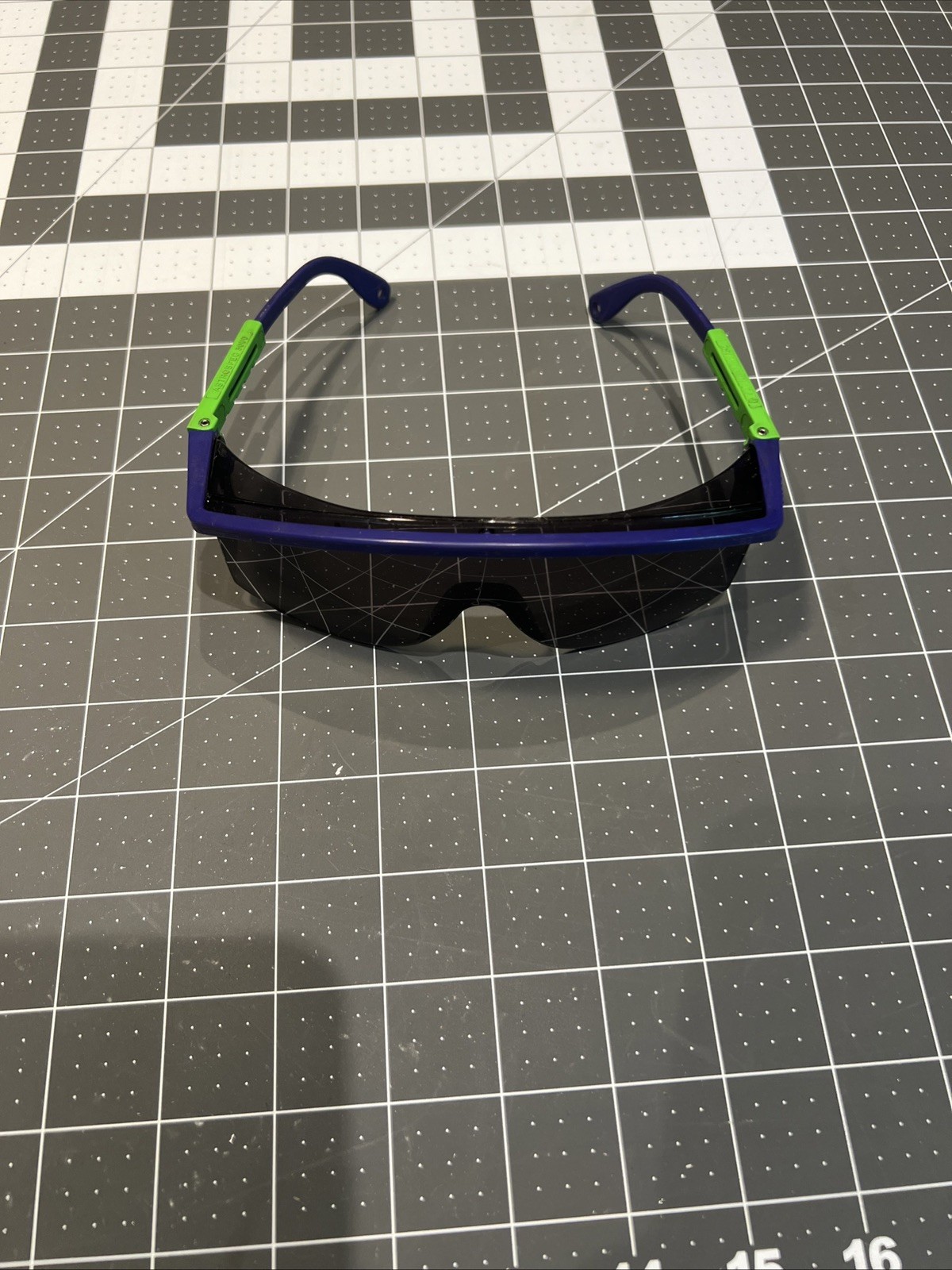 Mac Tools High Impact Safety Glasses USA Purple & green frame