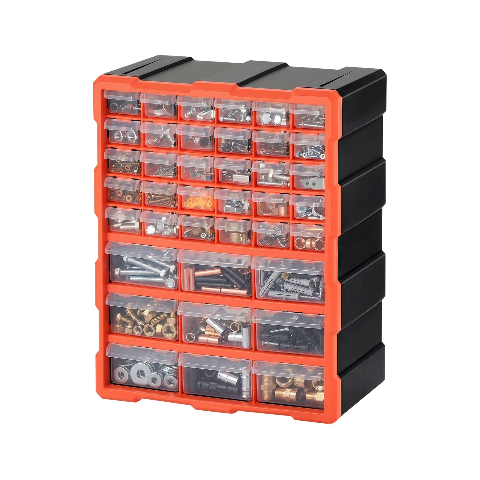 Uimoso 39-Drawer Plastic Storage Organizer Cabinet for Parts and Tools