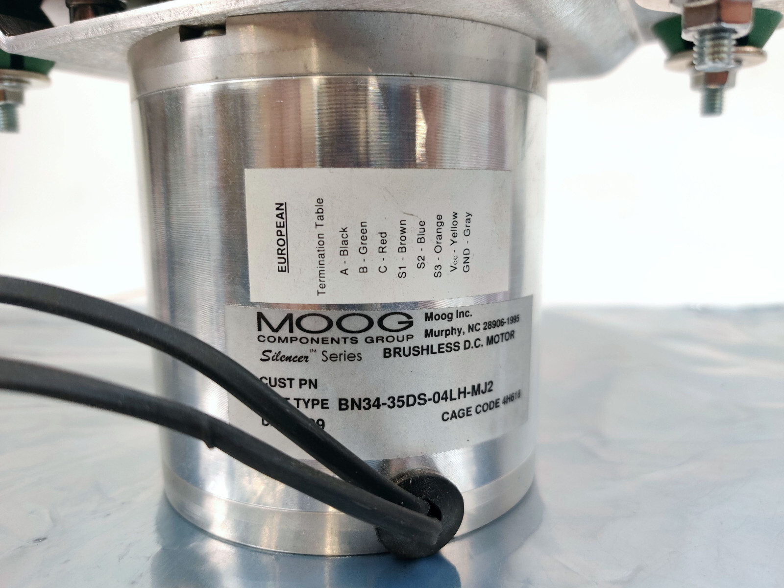 PerkinElmer Clarus GC Oven Fan Assembly w Moog BN34-35DS-04LH-MJ2 Motor Tested