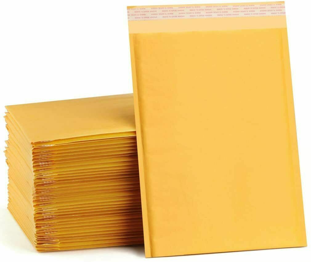 #0 6×10 Kraft Bubble Mailers – Self-Seal Padded Envelopes | 100/250/500 Packs