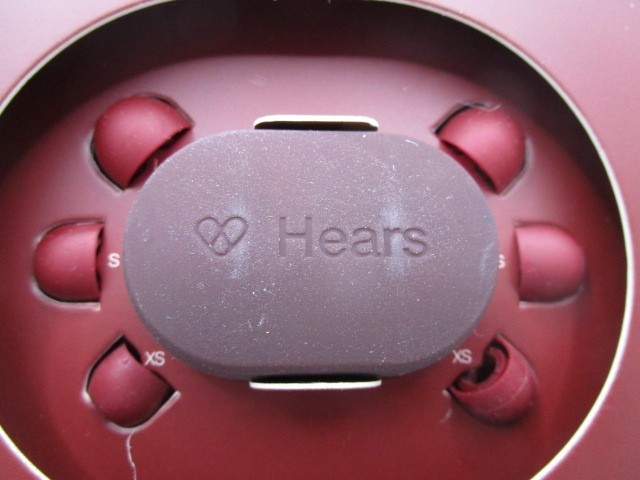 Hears BURGUNDY BREEZE Premium earplugs Noise Reduction 17 decibels 25 dB NIB