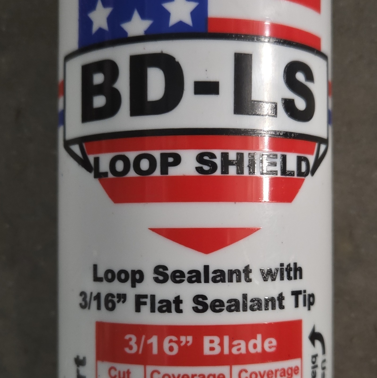 Black BD Loops BD-LS Loop Shield Loop Sealant 30 fl oz 3/16 in Flat Tip Tube
