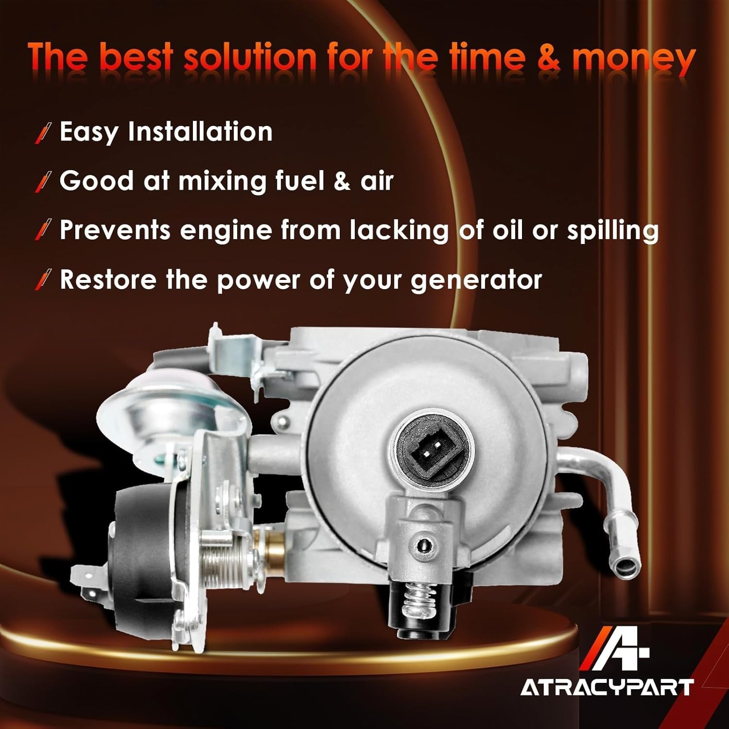 OEM Onan 5500 Carburetor with Gaskets & Fuel Filter – Easy Bolt-On Installation