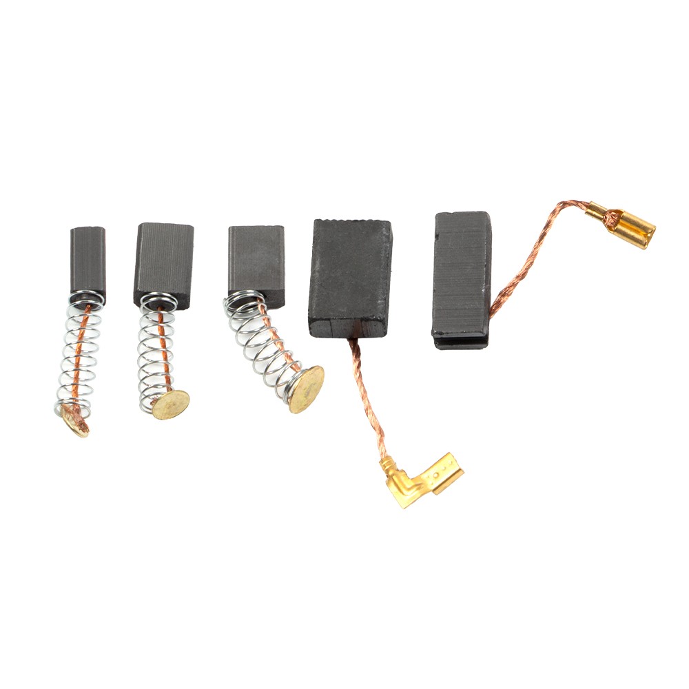 105x 15 Sizes Electric Motor Carbon Brushes Replacement w/ Copper Wire for Drill