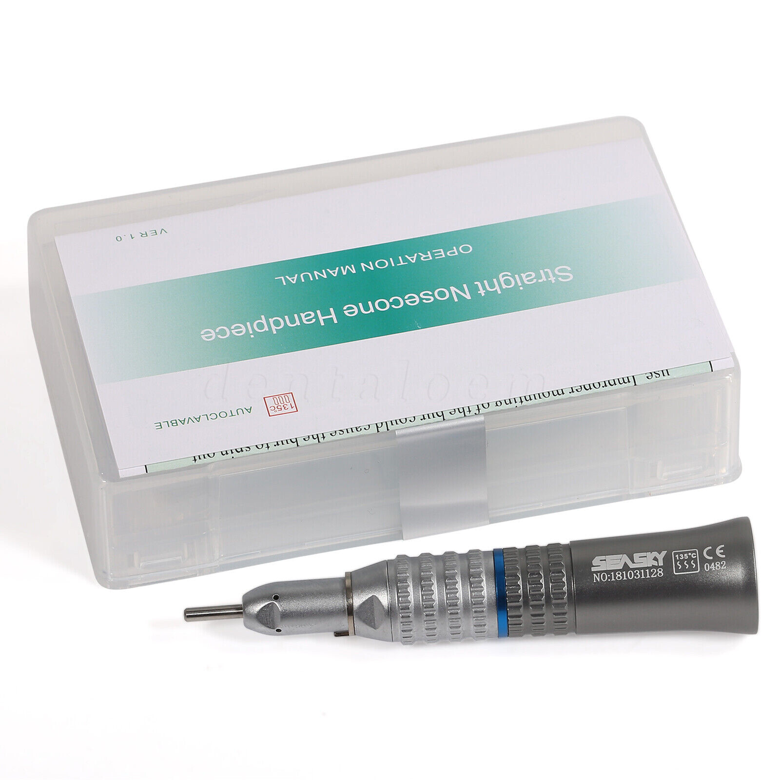 Dental Straight Handpiece Nosecone & Air Motor 4H fit NSK Low Slow Speed YP4 Jm