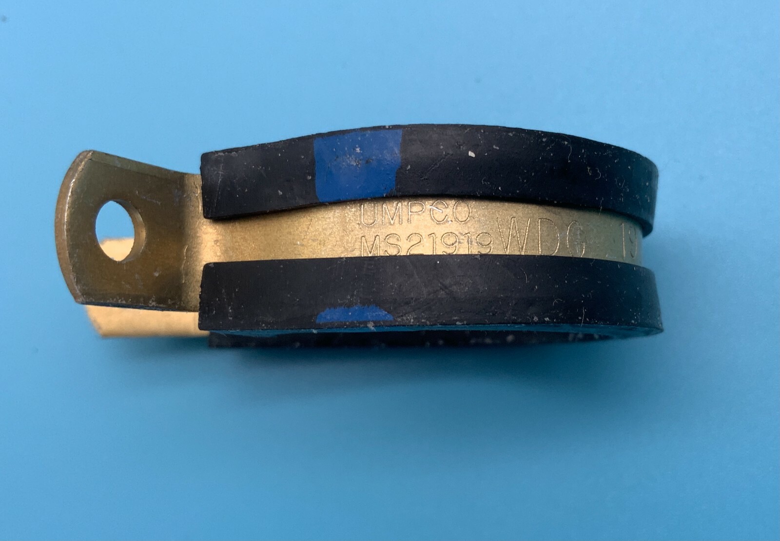 (50) MS21919 WDG19 UMPCO Aluminum Single Loop Cushioned Clamp 1 3/16″.