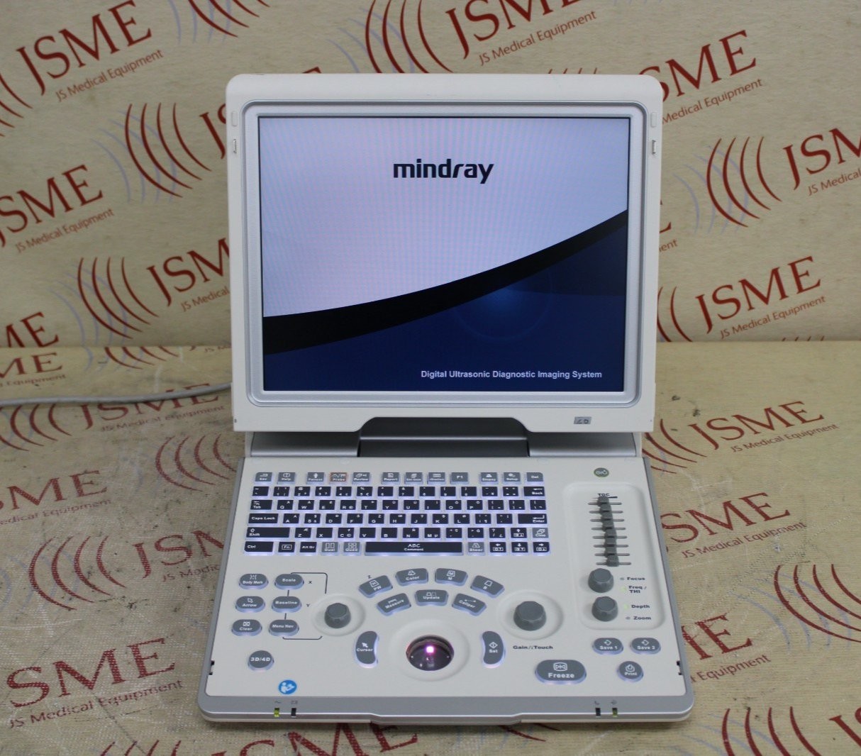 Mindray Z6 Portable Ultrasound System -missing Battery, Probe Connecter Ports