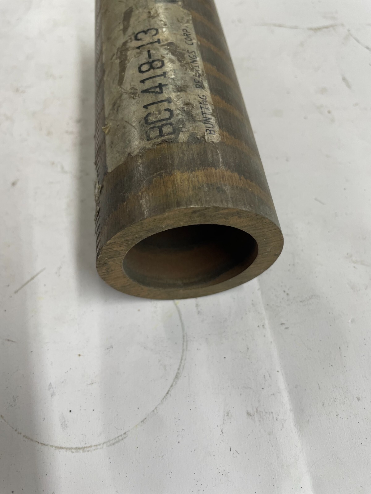 Oversized Bearing Bronze Tube Pipe Stock 2.25″ OD x 1.75″ ID 5.8″ L Lathe