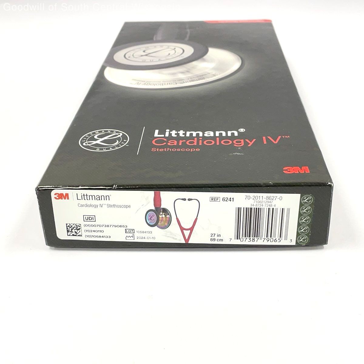 3M Littmann Cardiology A19112626 Plum Colored Stethoscope & Tips -Mismatched Box