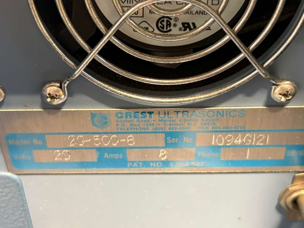 QTY 2 Crest Ultrasonics Genesis 25 KHz Tru-Sweep Ultrasonic Generator 2G-500-6