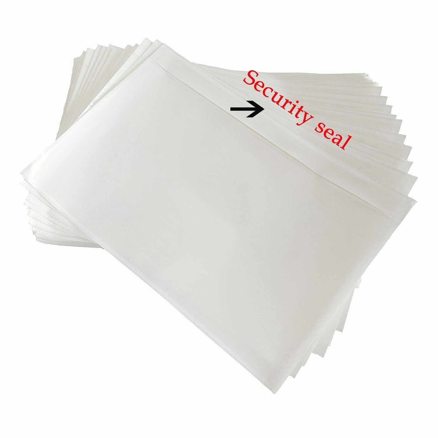 50-4000 Clear Adhesive Packing List 7.5″x5.5″ Shipping Label Envelopes Pouches