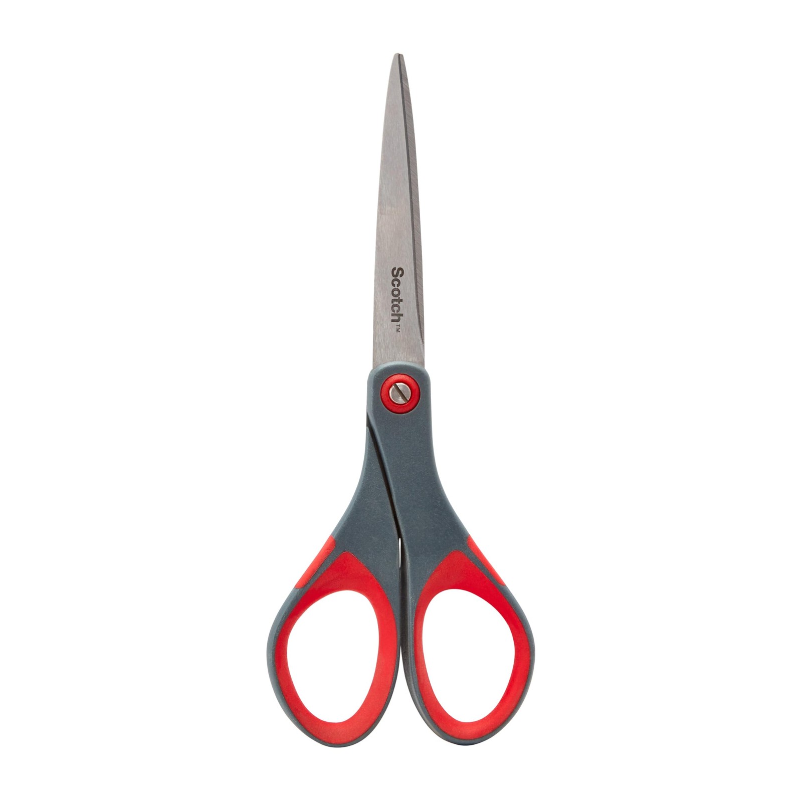 Scotch 6″ Precision Scissors, Great for Everyday Use (1446) 6-Inches, Grey/Red