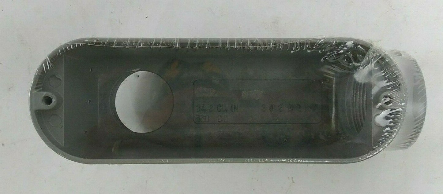 UL 1-1/2″ 34.2 CU. IN 3 # 2 AWG MAX 560 CC 1.5 LB FREE SHIPPING ALUMINUM