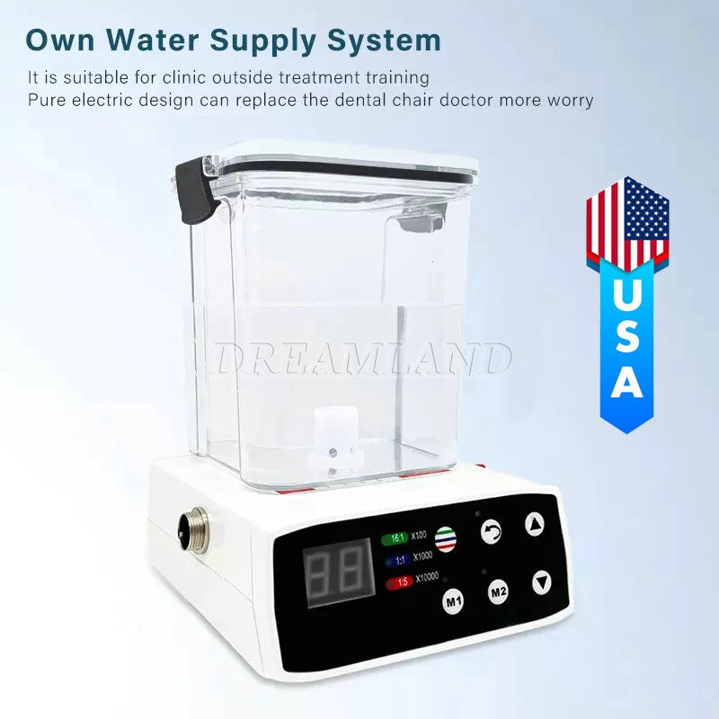 Dental Brushless LED Electric Motor Water Tank fit E type 1:5 1:1 LED Handpiece