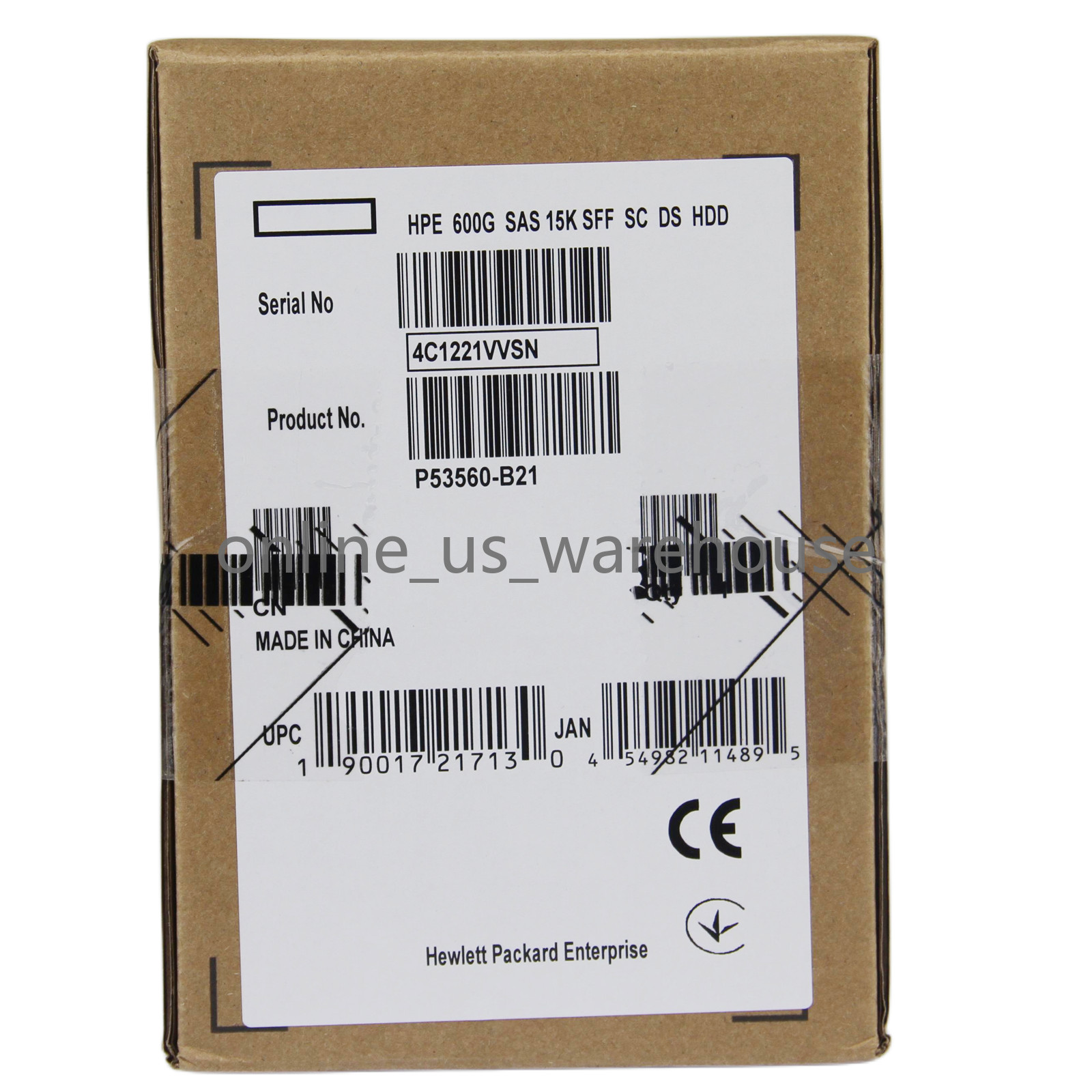 New P53560-B21 P54680-001 HPE 600GB SAS 12G 15K 2.5″ ENT Server HDD Hard Drive