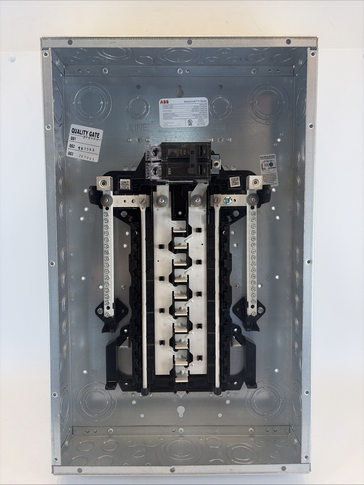 100 Amp 20-Space 40Circuit Main Breaker Indoor PlugOn Neutral Load Center Kit