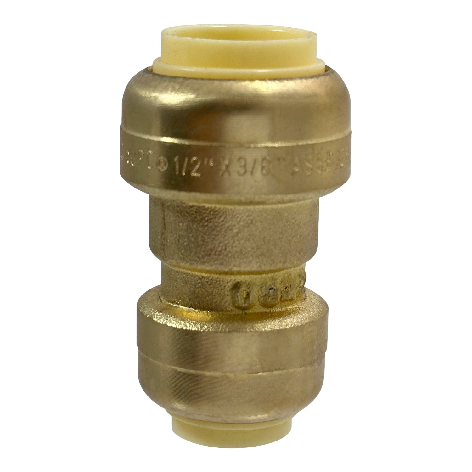 10 Pcs XFITTING 1/2″ x 3/8″ Push Fit Coupling, Push to Connect Reducing Coupling