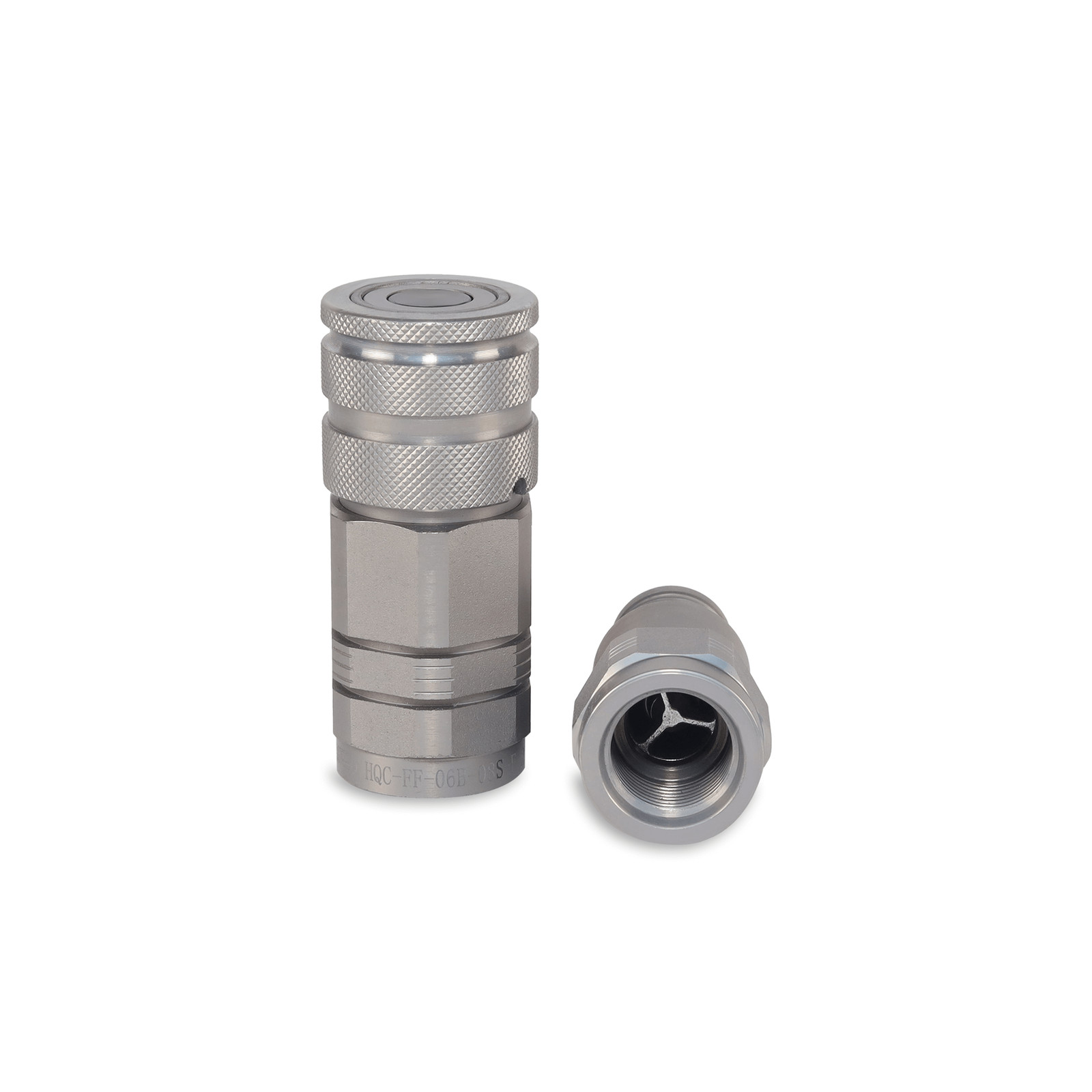 3/8″ Flat Face Hydraulic Quick Couplers Set – 1/2″ SAE Thread