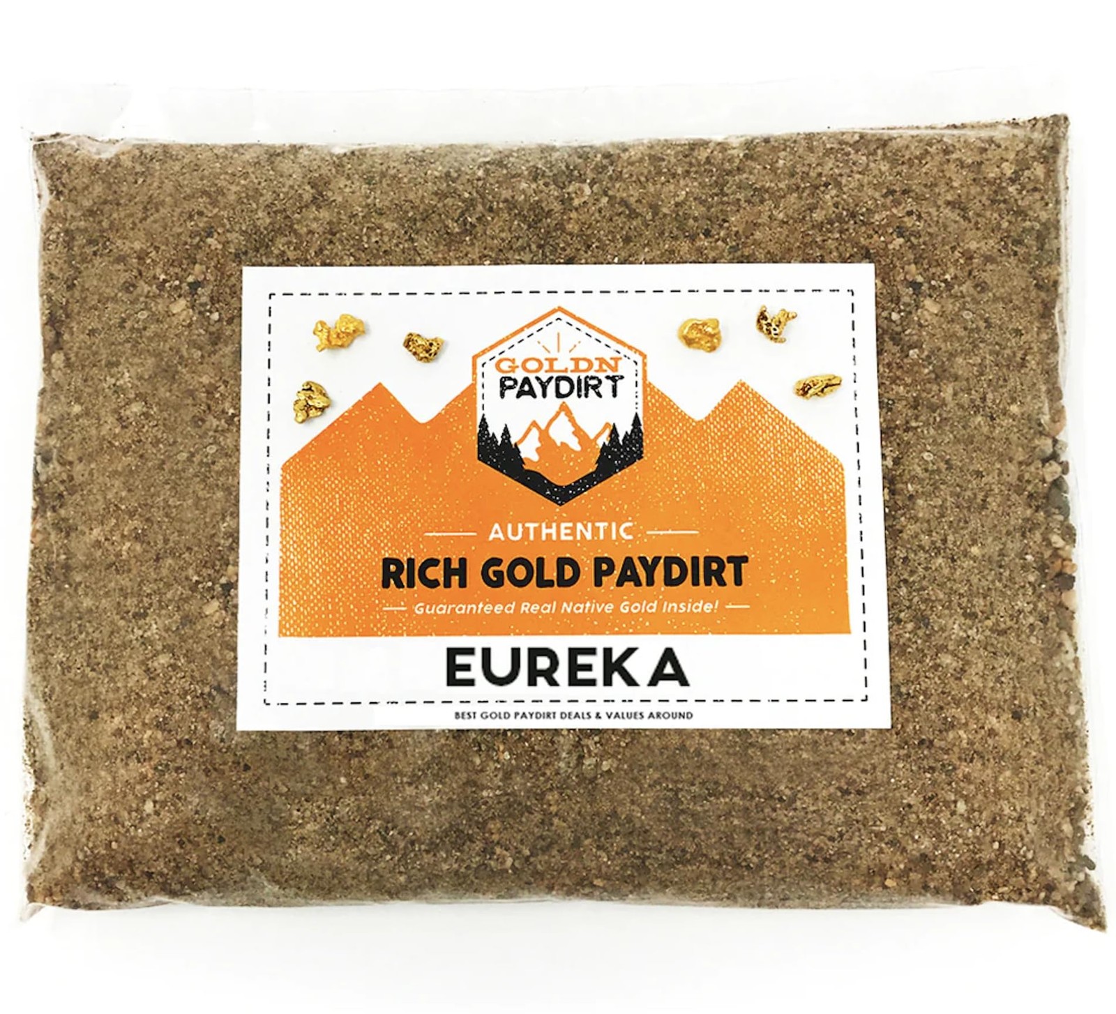 Goldn Gold Paydirt Eureka Panning Pay Dirt Bag – Gold Prospecting Concentrate