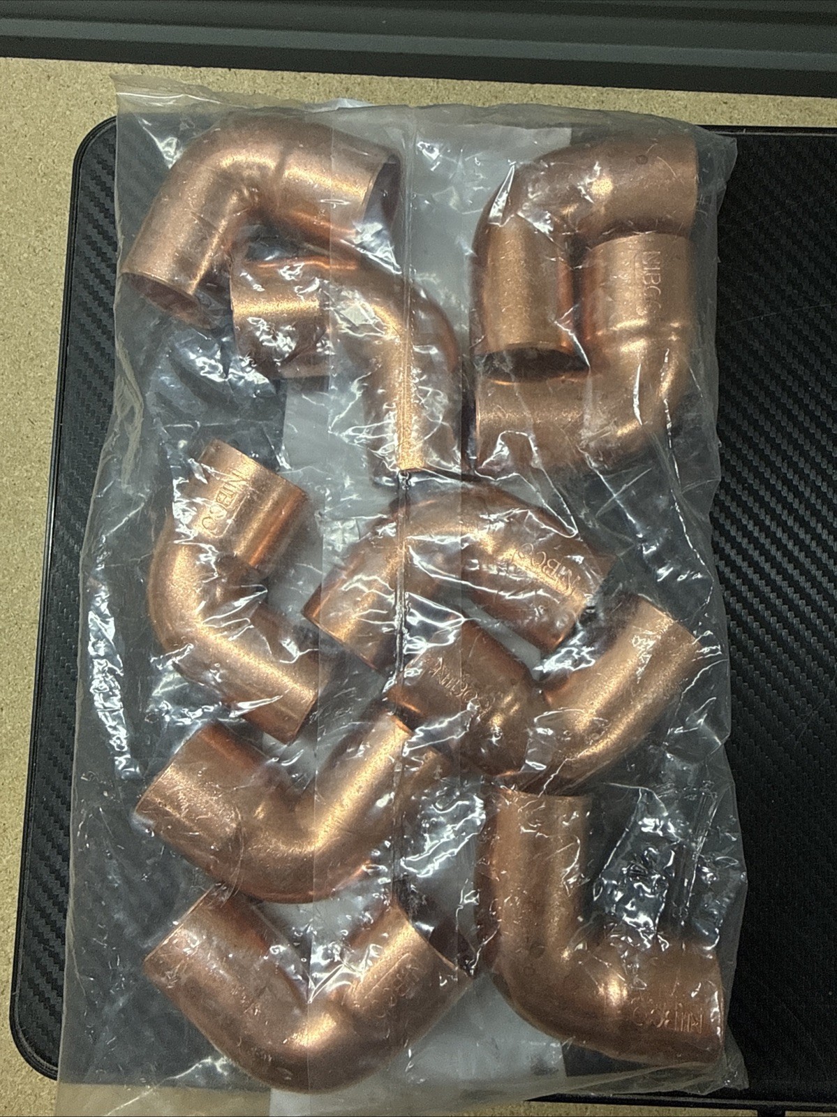 10 Pack NIBCO CP60721. 1 in. Wrot Copper 90 Degree Ftg x C Elbow 1”
