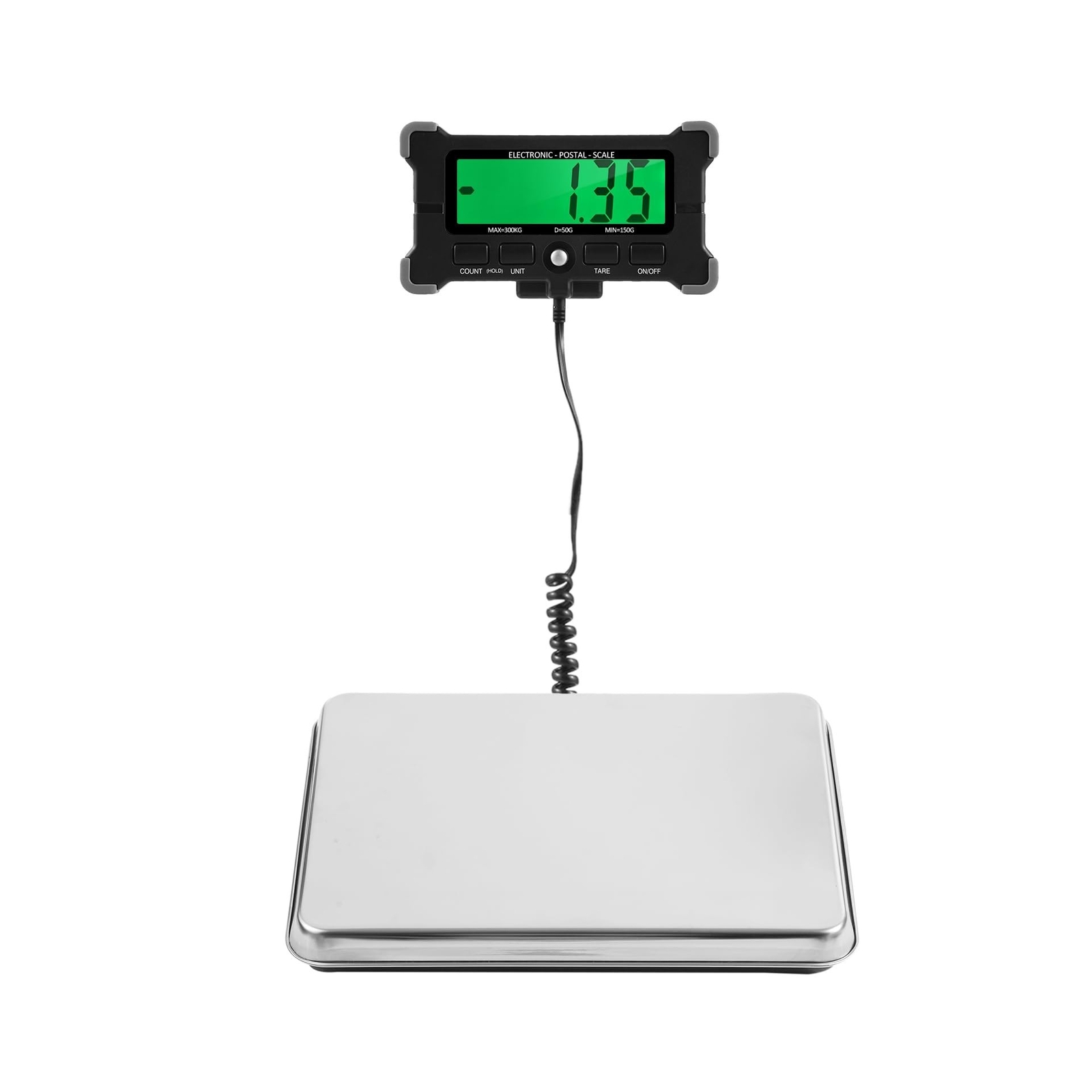 Lepmerk 660lbs/300kg Electronic Postal Scale, 50g/0.1lb Precision, LCD Displa…