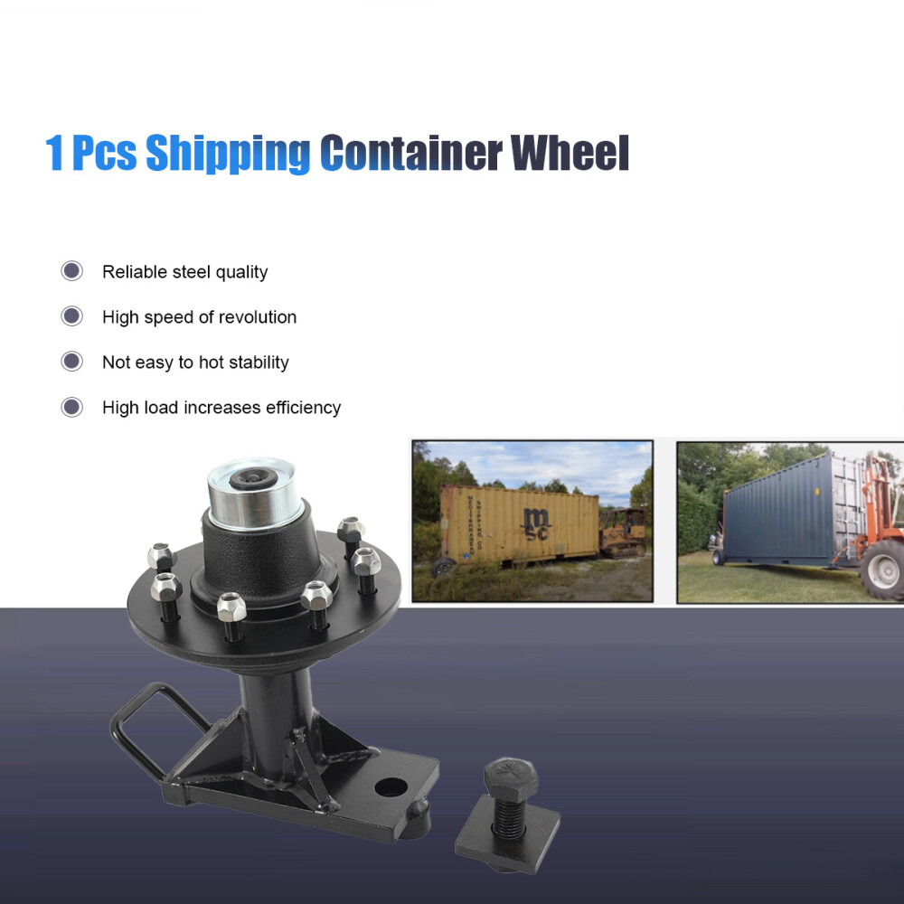8x 5.5 Lug Superior Shipping Container Wheels; Spindle Kit，Container Moving Kit