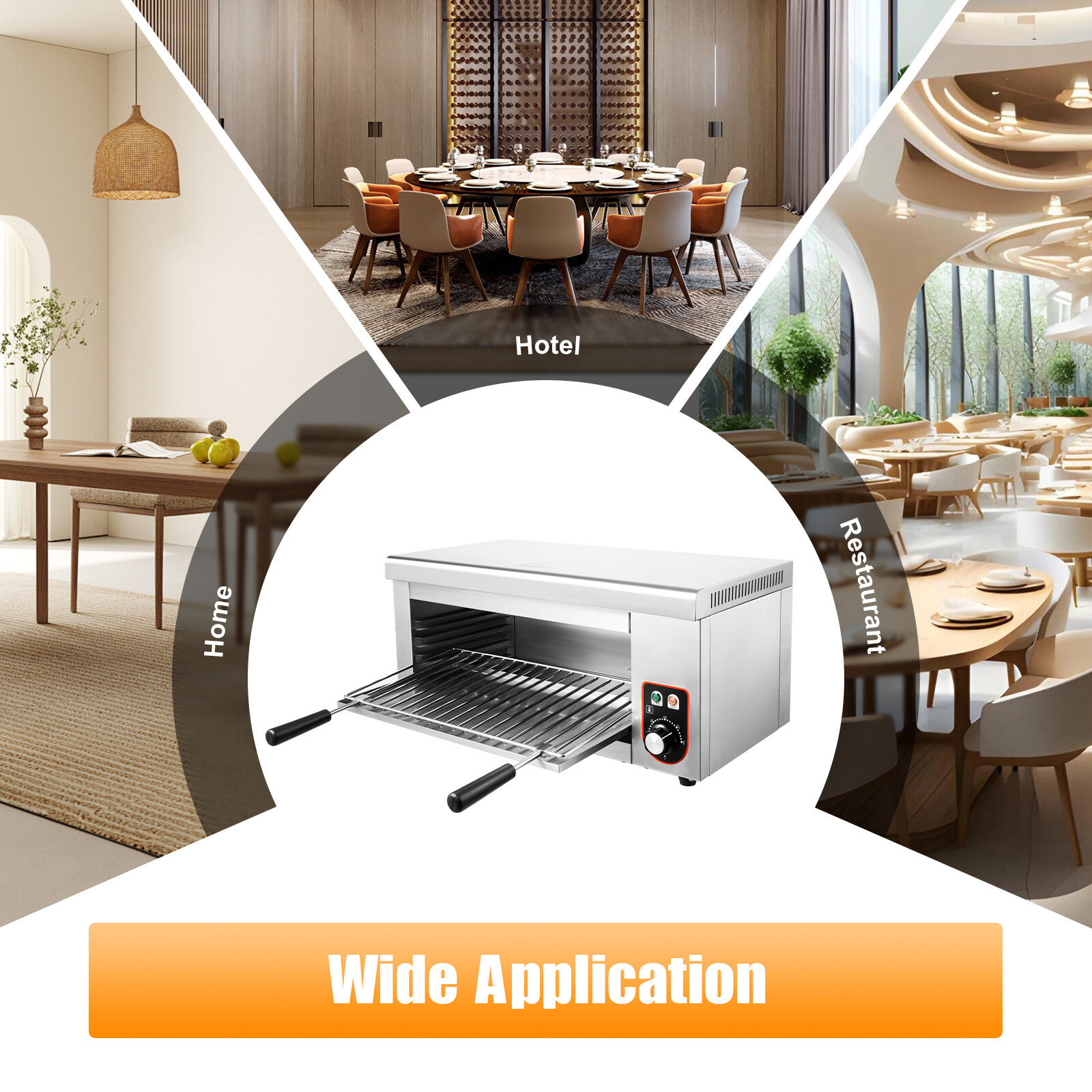 Electric Cheese Melter, Stainless Steel Adjustable temperature Cheese Melter BBQ