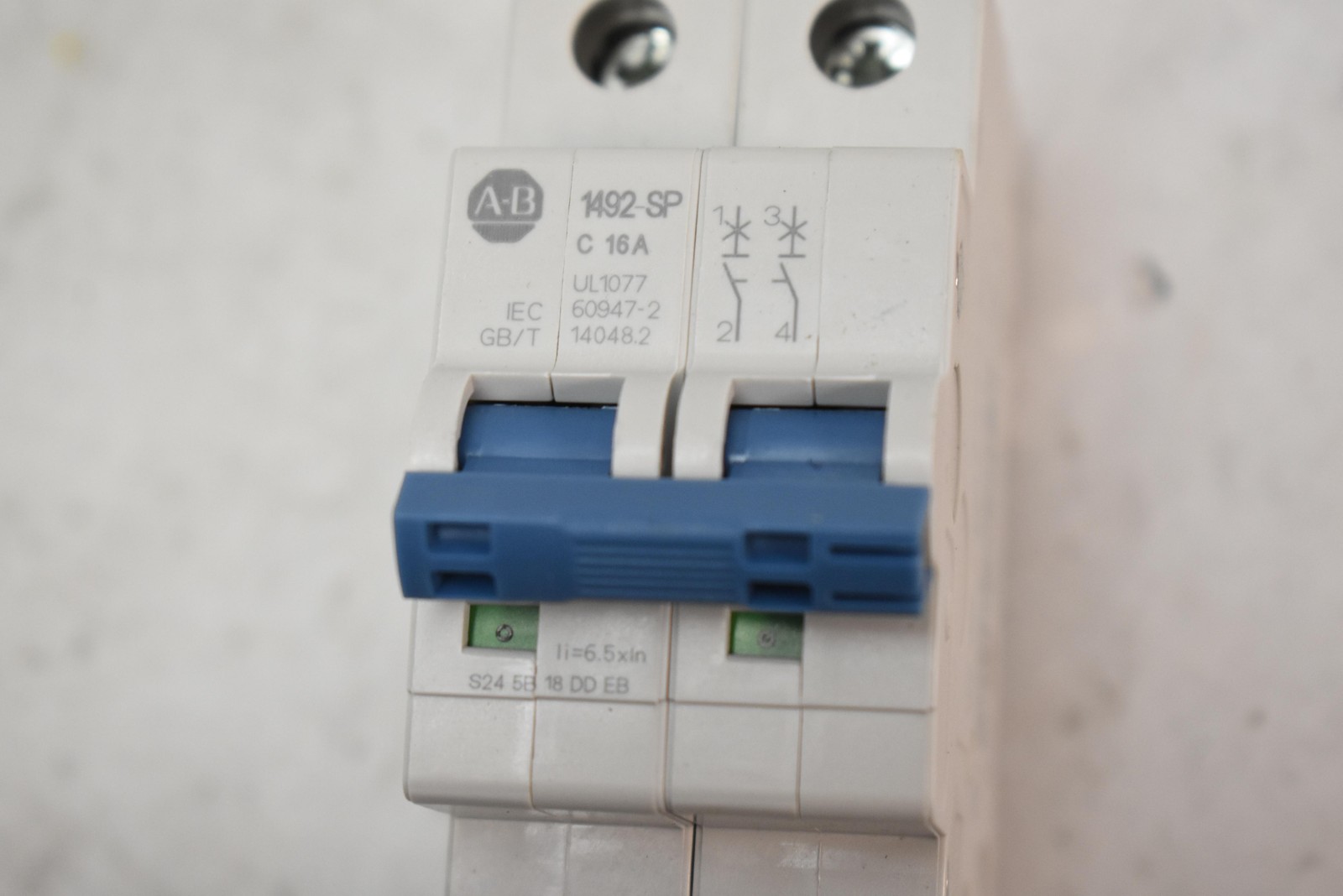 Allen-Bradley 1492-SPM2C160 SER D Supplementary Protector 2P 16A White Bulgaria