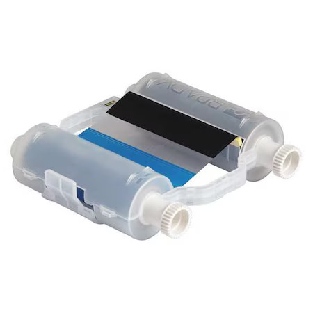 Brady B30-R10000-Kb-16 Printer Ribbon, 4-21/64″ W, 200 Ft. L, Black/Blue