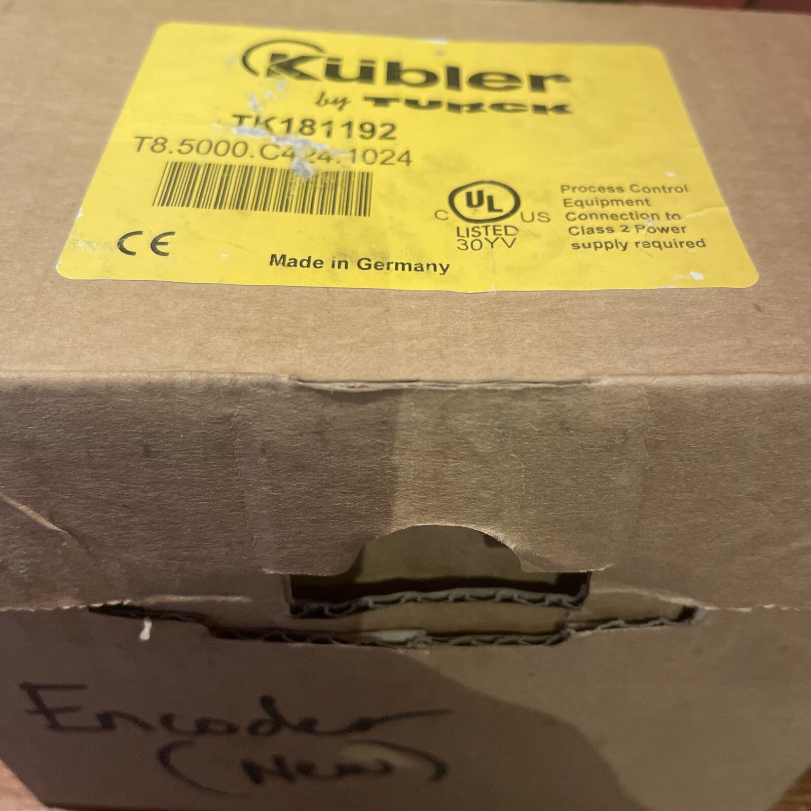 New Kubler By Turck TK181192 Type T8.5000.C424.1024 Rotary Encoder In Box German