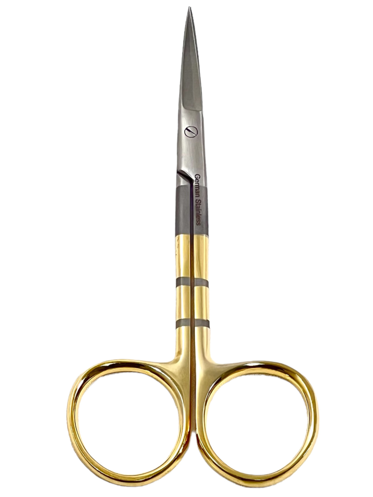 Surgery Iris Scissors 4.5″ Curved + Straight Sharp -10PK Tungsten Carbide Insert