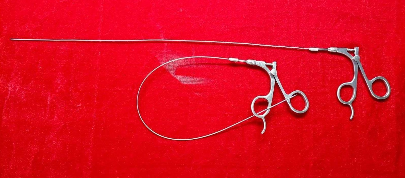 2pc – Hysteroscopy Flexible Scissor 4FR 40CM Reusable Surgical Instruments