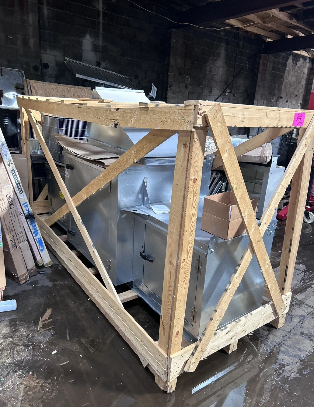 NEW CAPTIVE AIRE Make Up Air Unit Includes A/C Unit 220v 1 Phase