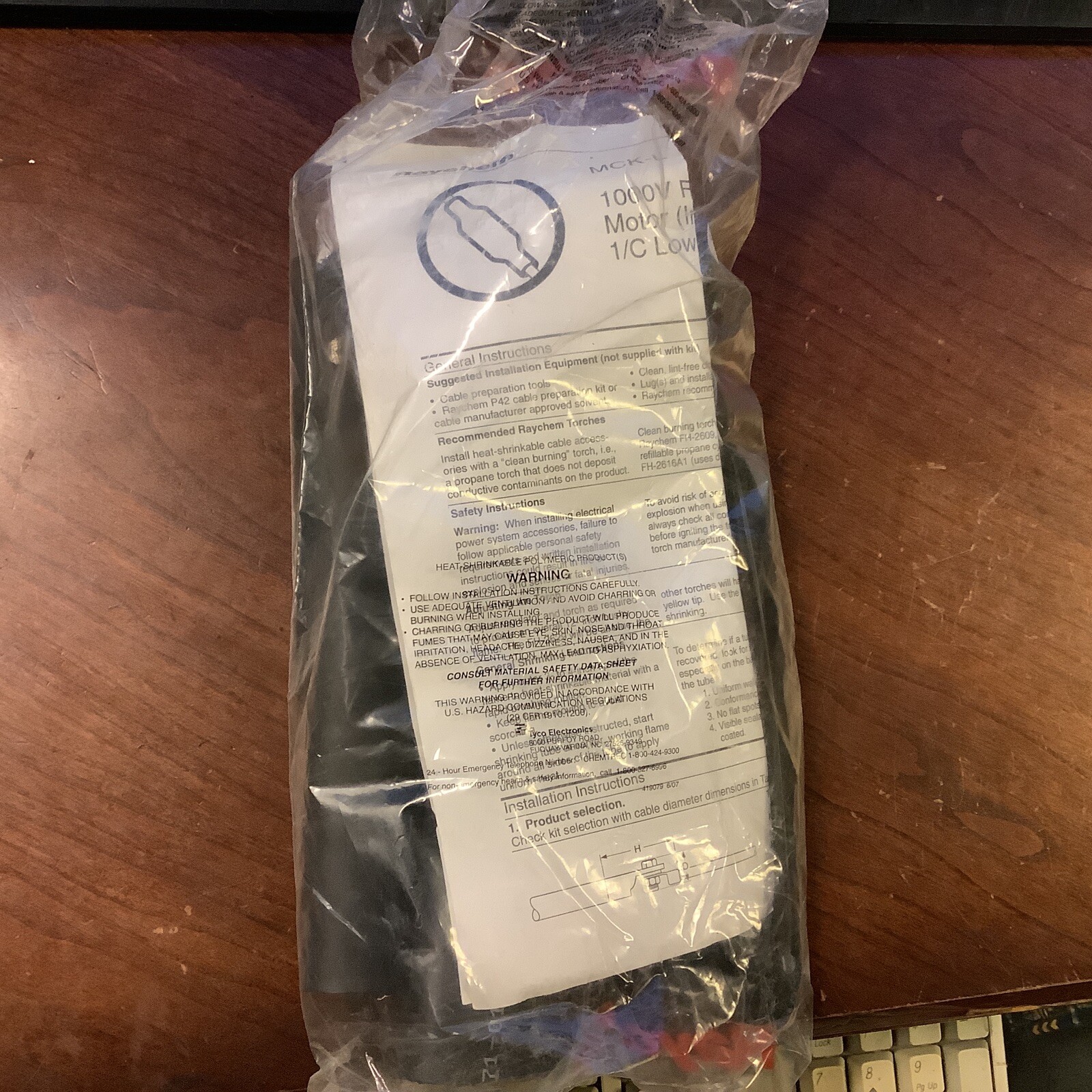 Raychem MCK-1L 1000v In-line Motor Connection Kit #8-#4/0 Feeder