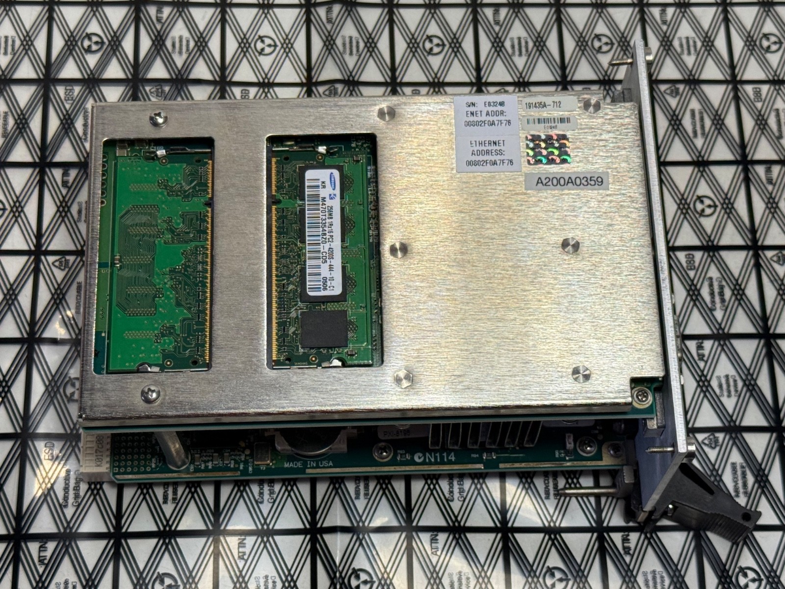 National Instruments NI PXI-8186 Embedded Controller w/ 512gb RAM – No HD
