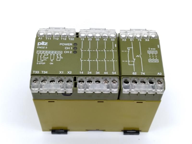 Pilz 474894/ PNOZ3 24VDC 5S10 Safety Relay, 24VDC Coil