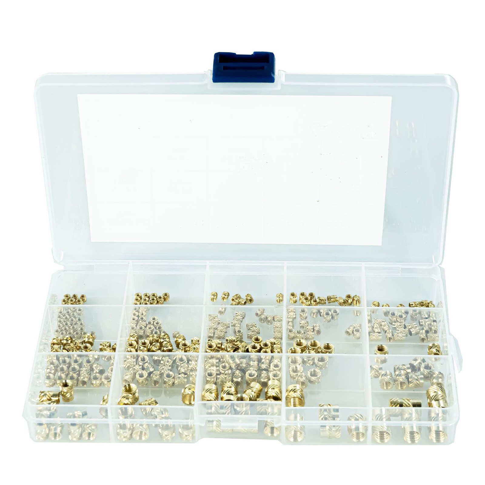 300pcs Threaded Insert M2- M6 Insert Brass Knurled Nuts For Plastic 3D Printer