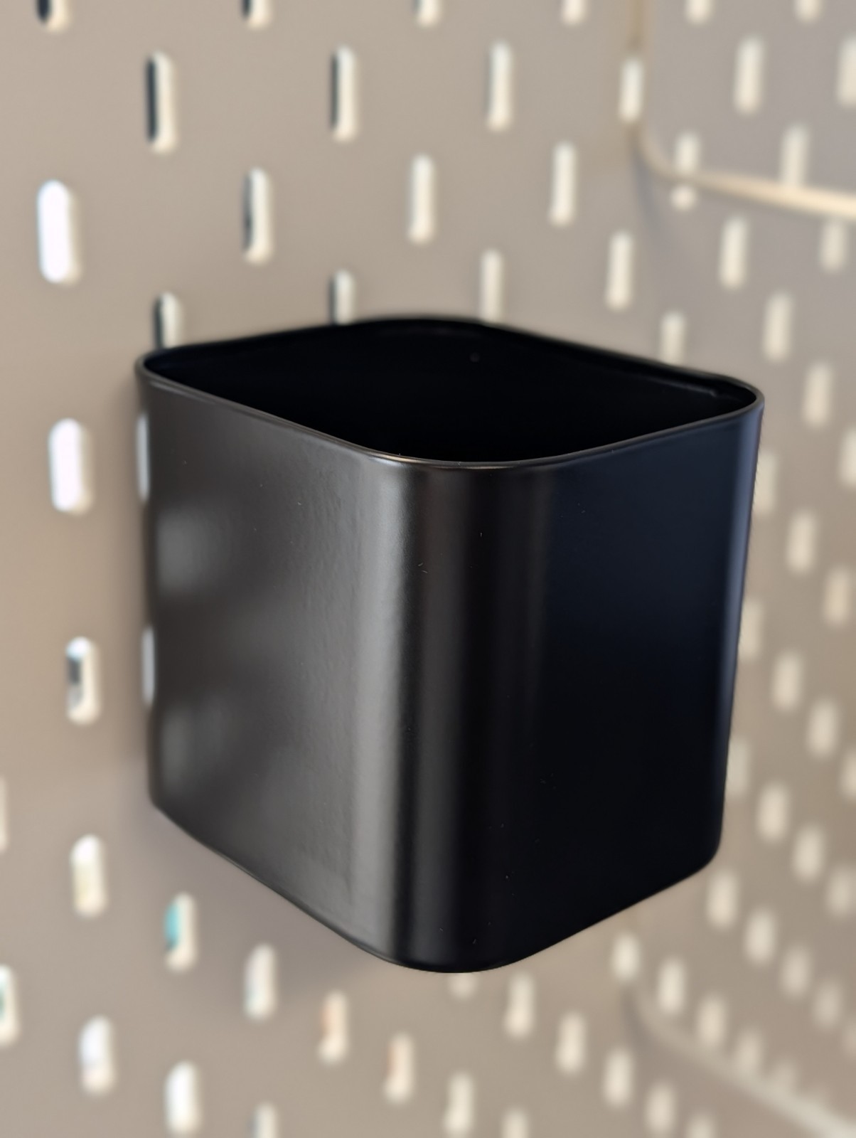 Ikea SKADIS Steel Container Storage Black for Pegboard 405.699.24 SKÅDIS New