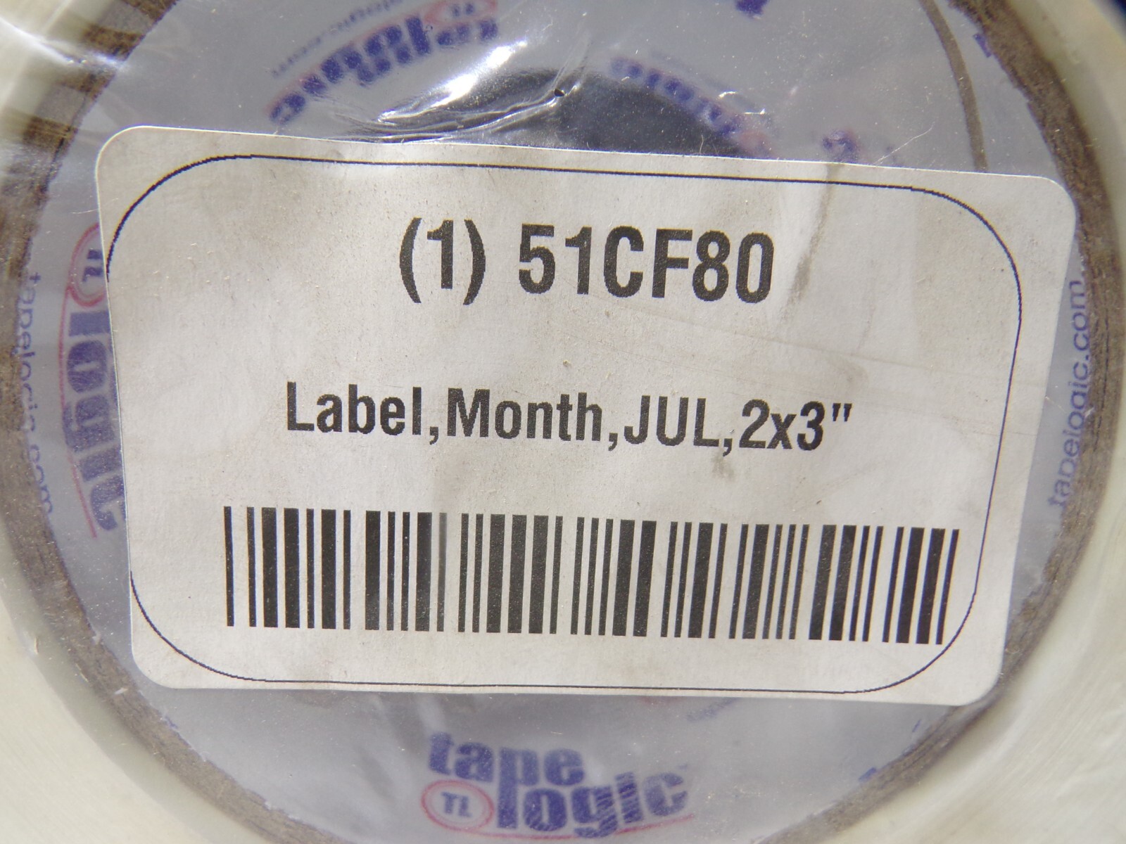 Tape Logic Months of the Year Labels, «JUL», 2″ x 3″, Yellow, 500/Roll (G)