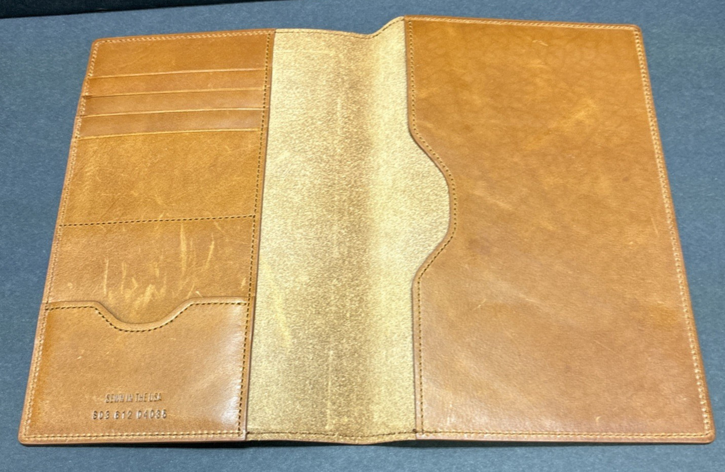 Shinola Medium Journal iPad Mini Cover w/o Tab Natural Leather Wallet