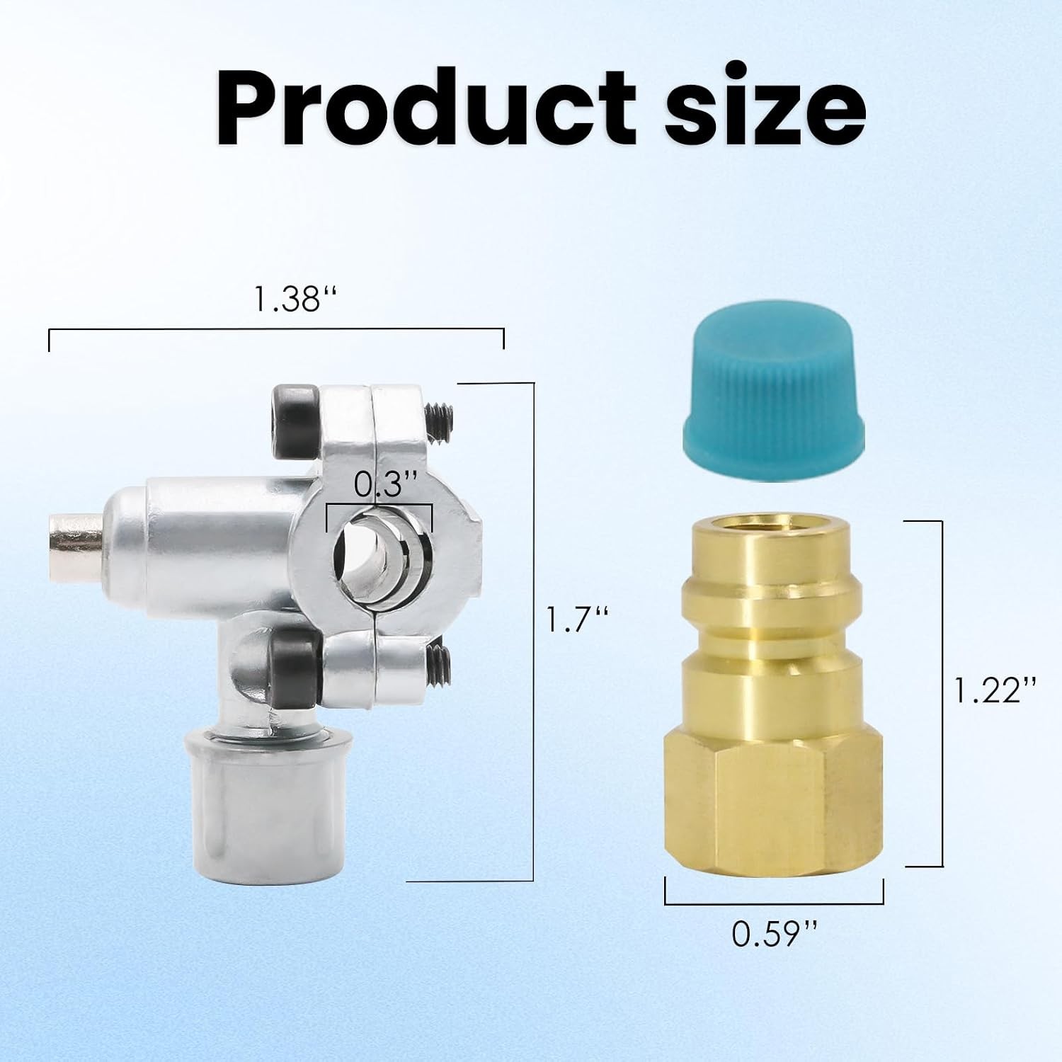 BPV31 Bullet Piercing Retrofit Convert Adapter Kit with Valve Cores Remover Tool