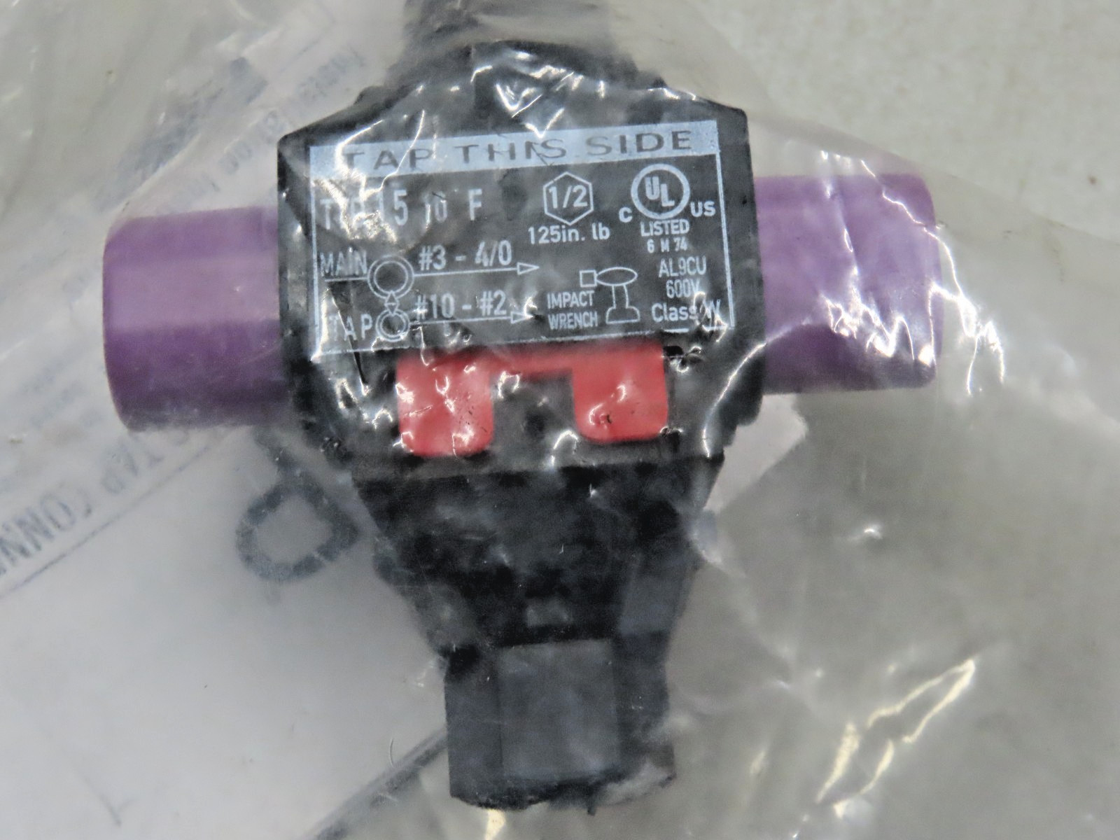 BUCHANAN BTC4/0-10 INSULATION PIERCING CONNECTOR No Stripping or Taping Required