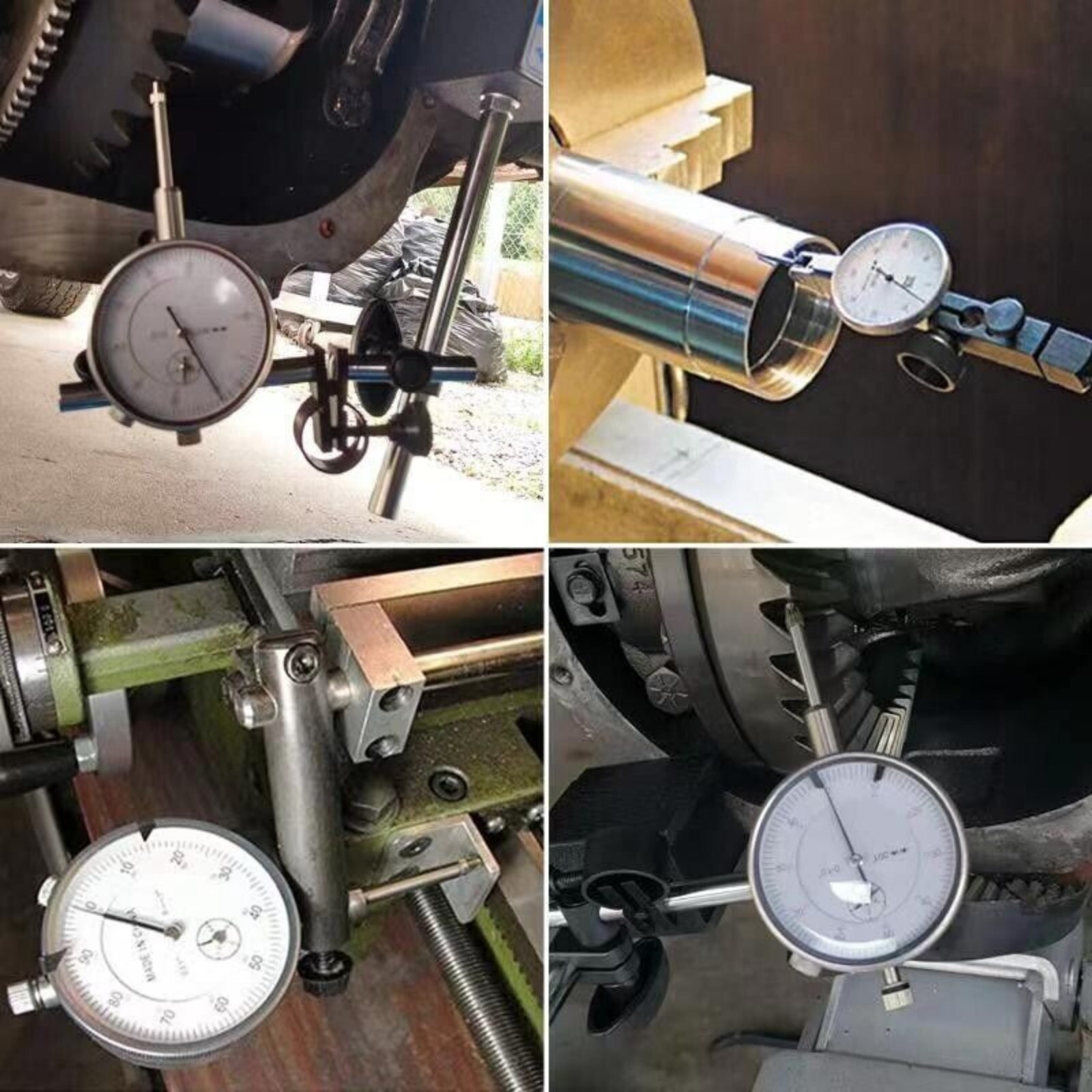 Dial Indicator with Magnetic Base 0.001″Precision Gauge Test Indicator Point Set