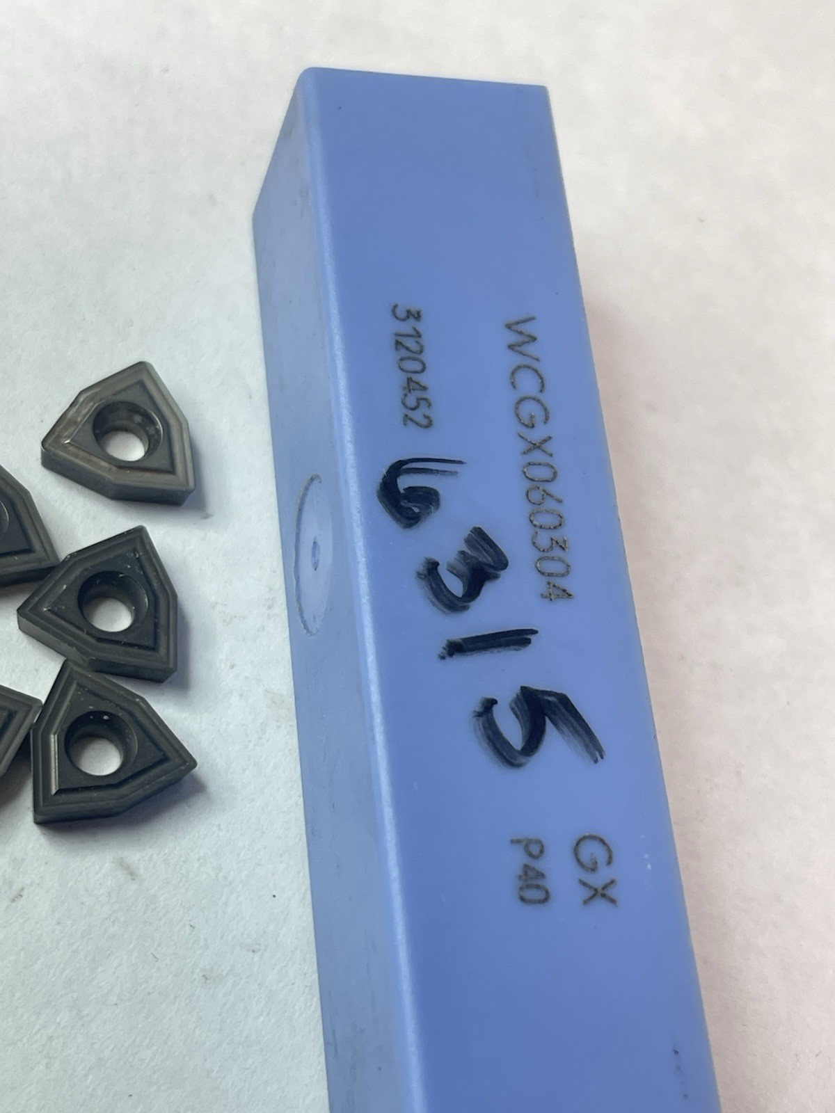 HERTEL/Ingersoll/Kennametal Carbide Inserts WCGX060304-GX(P40) Qty. 5 (26JL15)